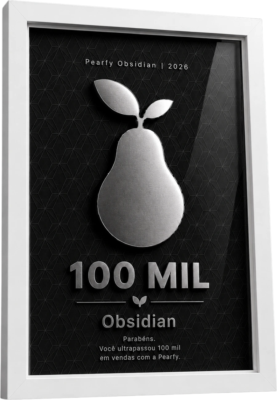 Premiação Pearfy Obsidian, R$ 100 mil em vendas